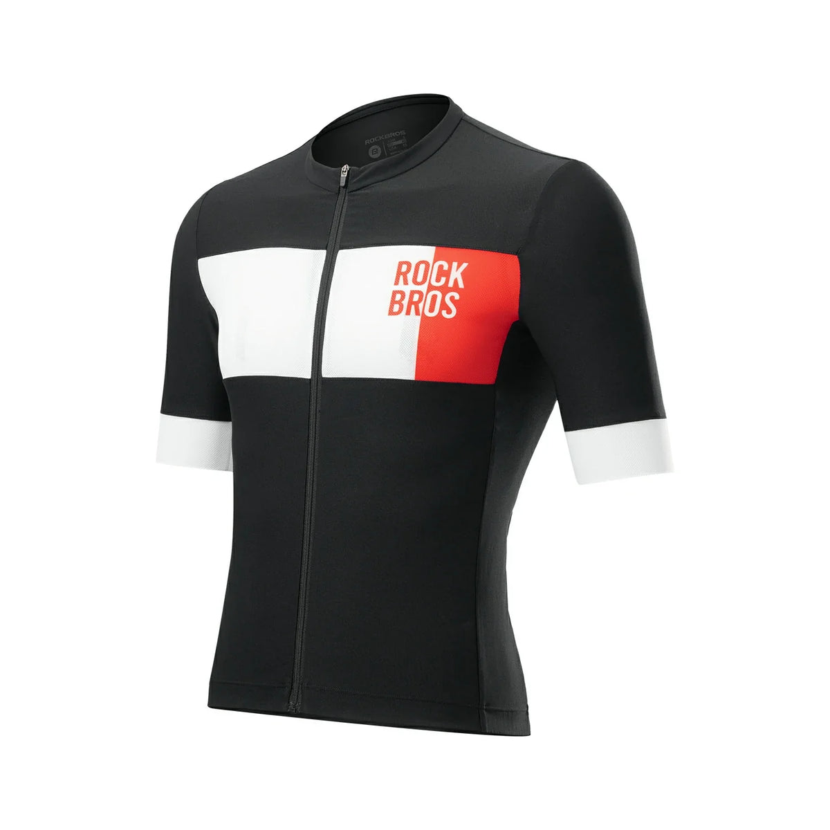 ROCKBROS Herre Cykeltrøje Kortærmet i Colorblock-design