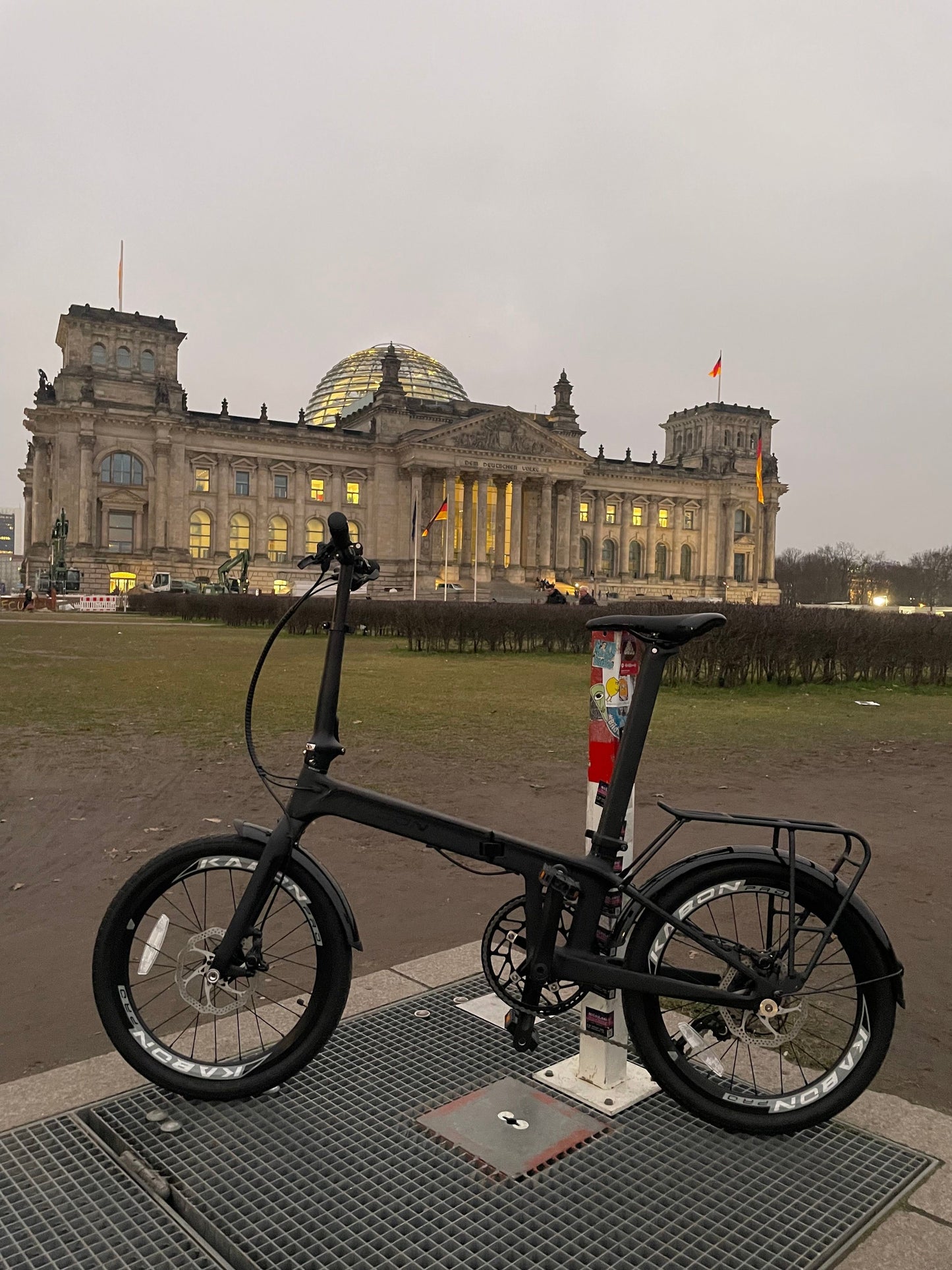 KABON City foldecykel carbon Shimano Altus 9S 20 tommer med carbon hjul