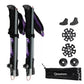 Qunature vandrestave vandrestave 7075 aluminium 130cm