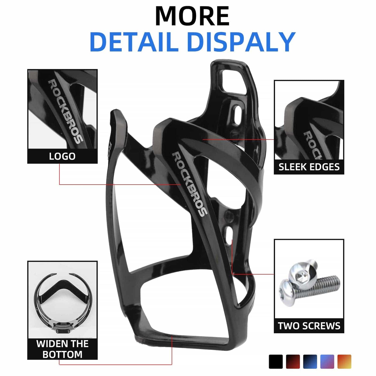 35g let PC cykelflaskeholder ROCKBROS