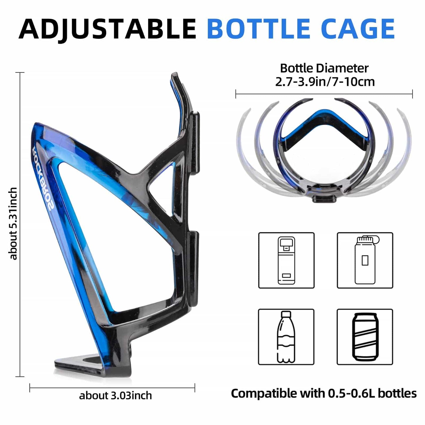35g let PC cykelflaskeholder ROCKBROS