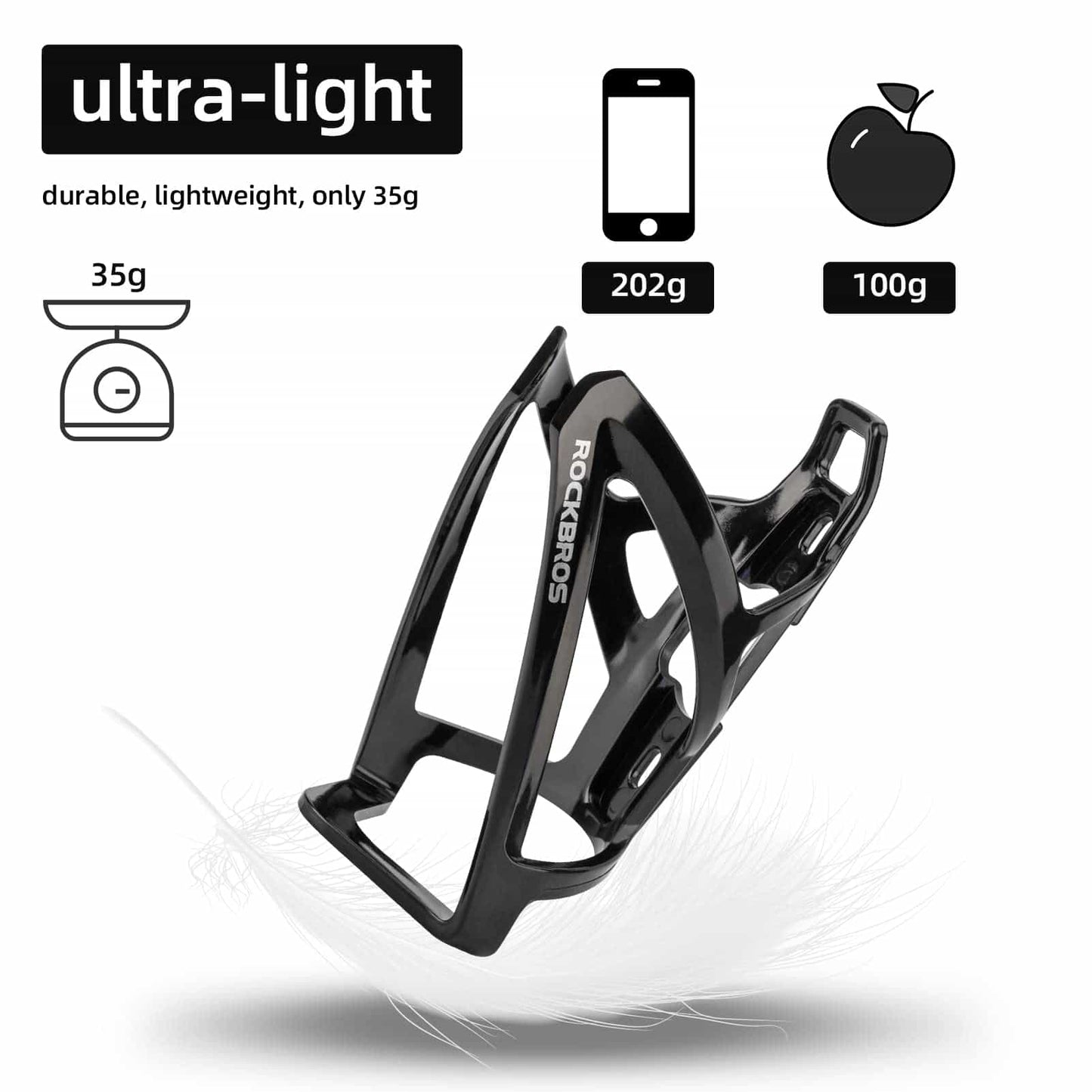35g let PC cykelflaskeholder ROCKBROS