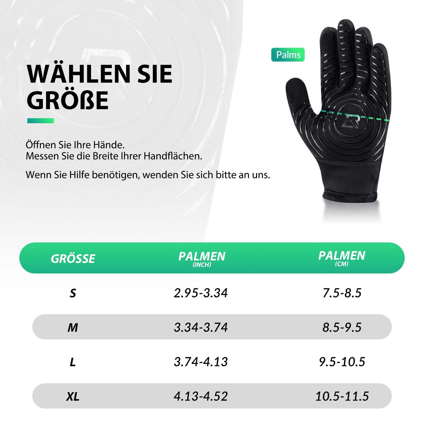 Cykelhandsker med touchscreen, varme vinterhandsker S-XL ROCKBROS