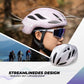 ROCKBROS cykelhjelm 58-62cm justerbar byhjelm ventilation unisex