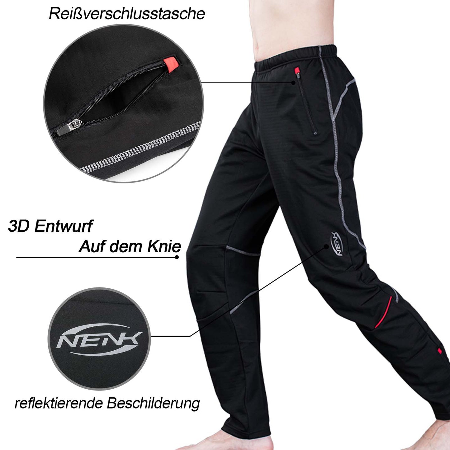 Herre cykelbukser, fritidsbukser, udendørsaktiviteter, størrelser M-4XL, ROCKBROS