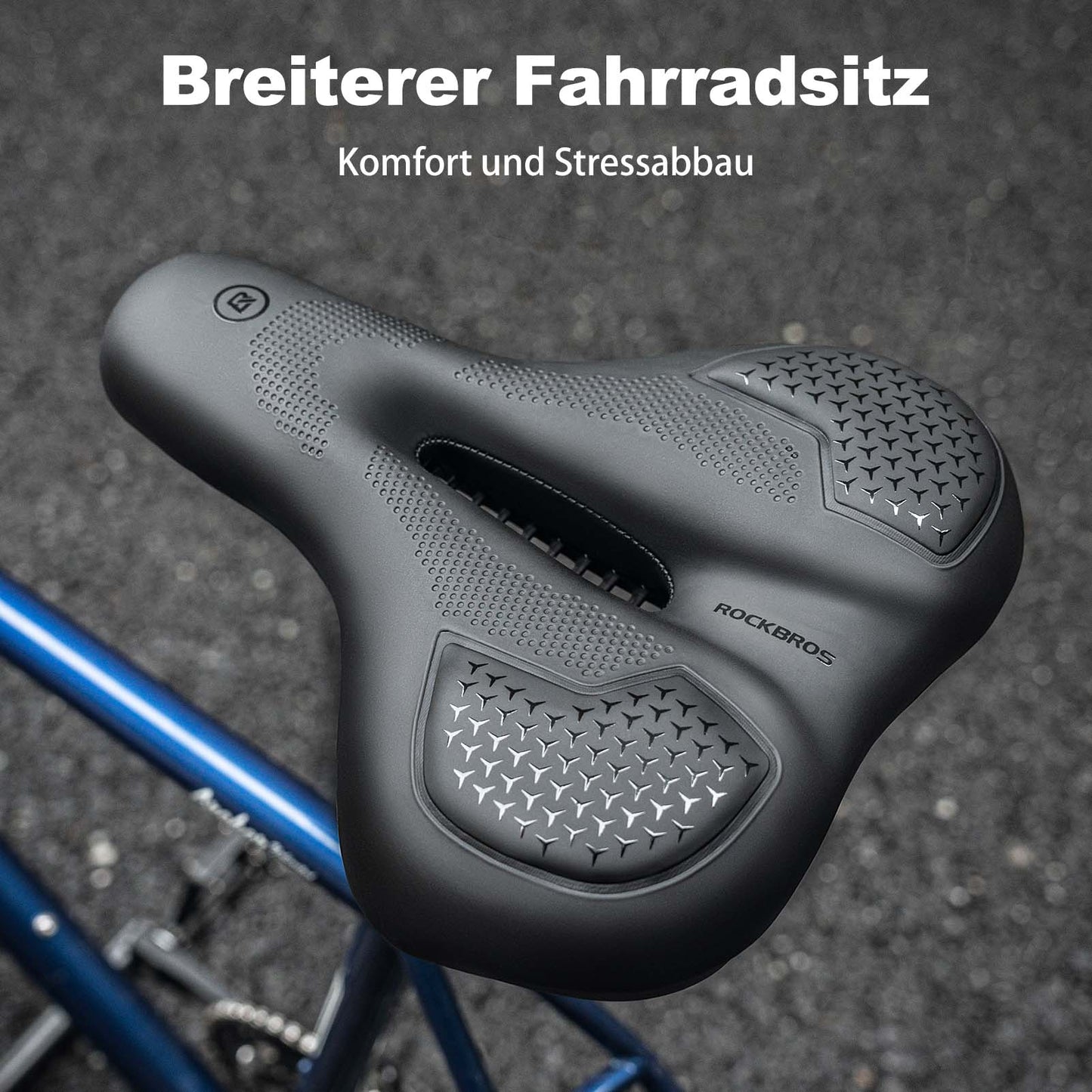 Cykelsadel Memory Foam Åndbar Gel Sadel ROCKBROS