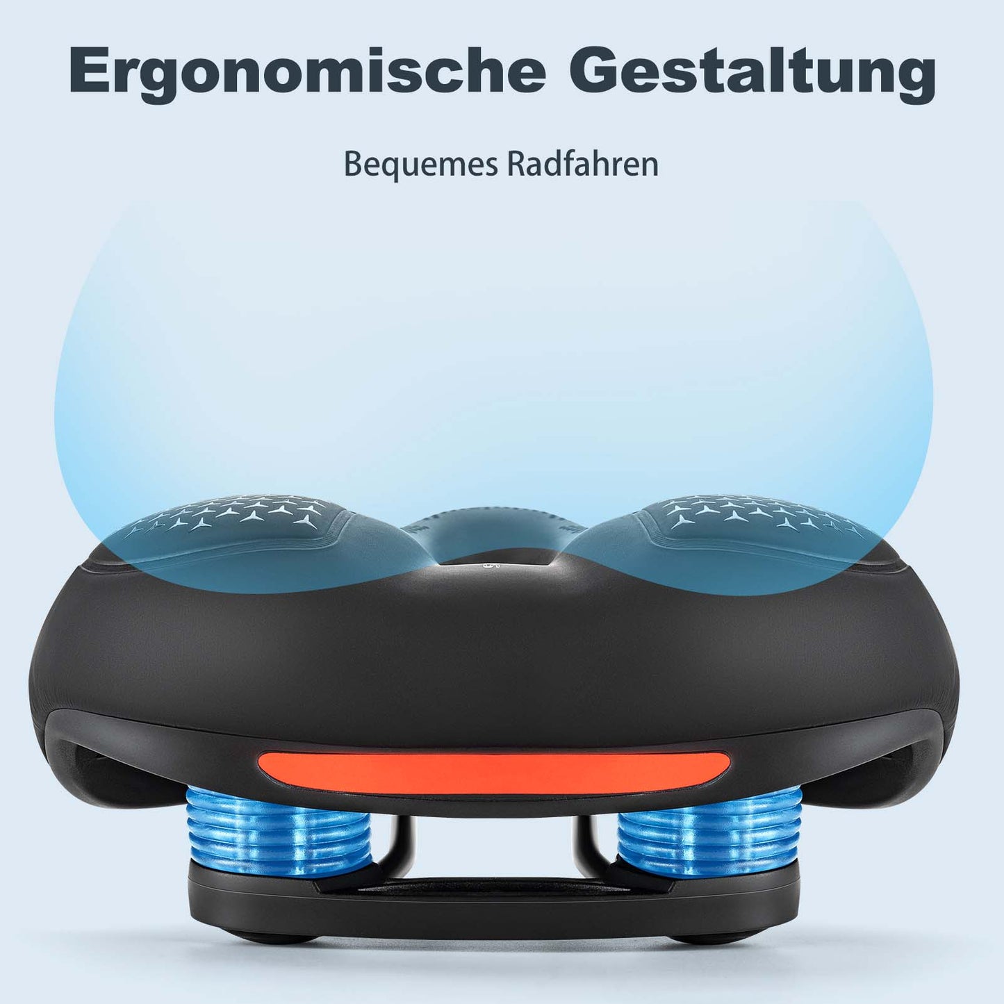 Cykelsadel Memory Foam Åndbar Gel Sadel ROCKBROS