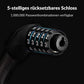 Cykellås, kabellås, kombinationslås med 5-cifret kode, ROCKBROS
