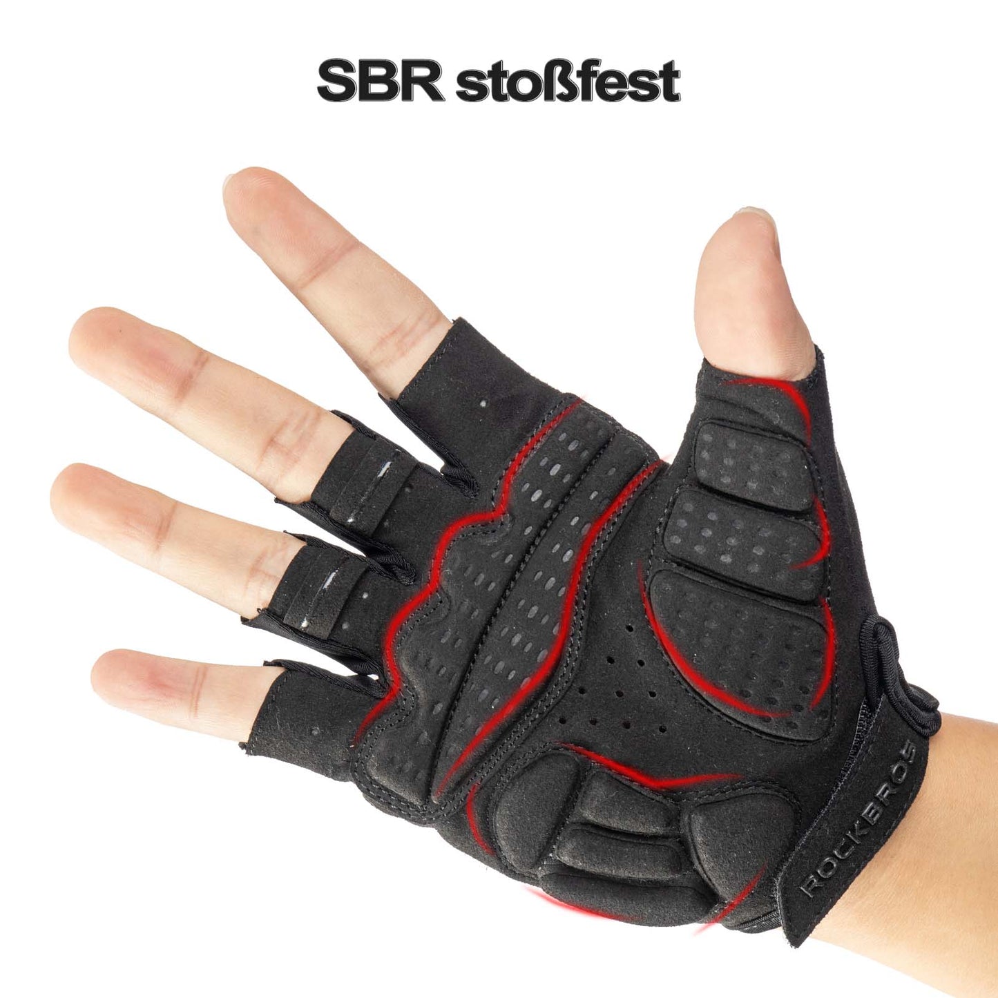 Forårs- og efterårssportshandsker til ride, skridsikre og reflekterende, ROCKBROS