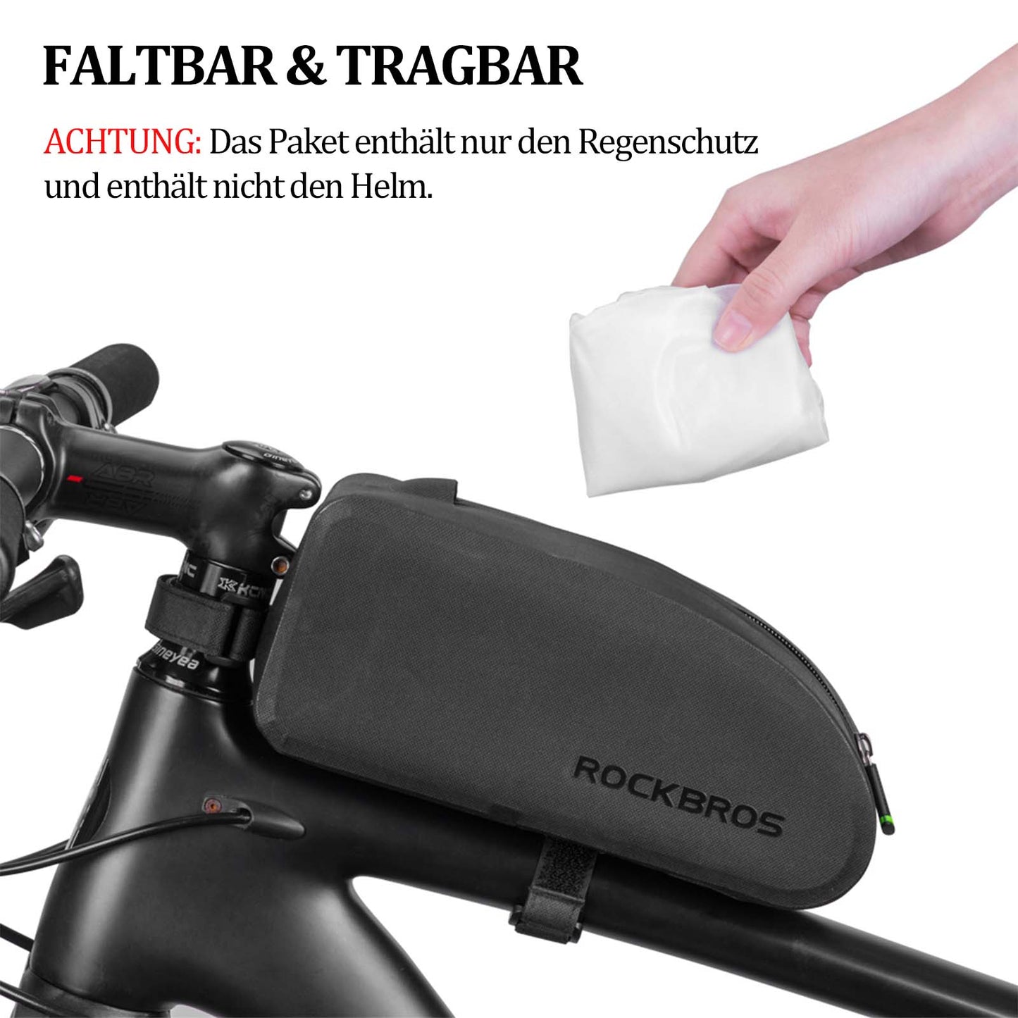 Vandtæt og støvtæt hjelmbetræk til cykelhjelme, ROCKBROS