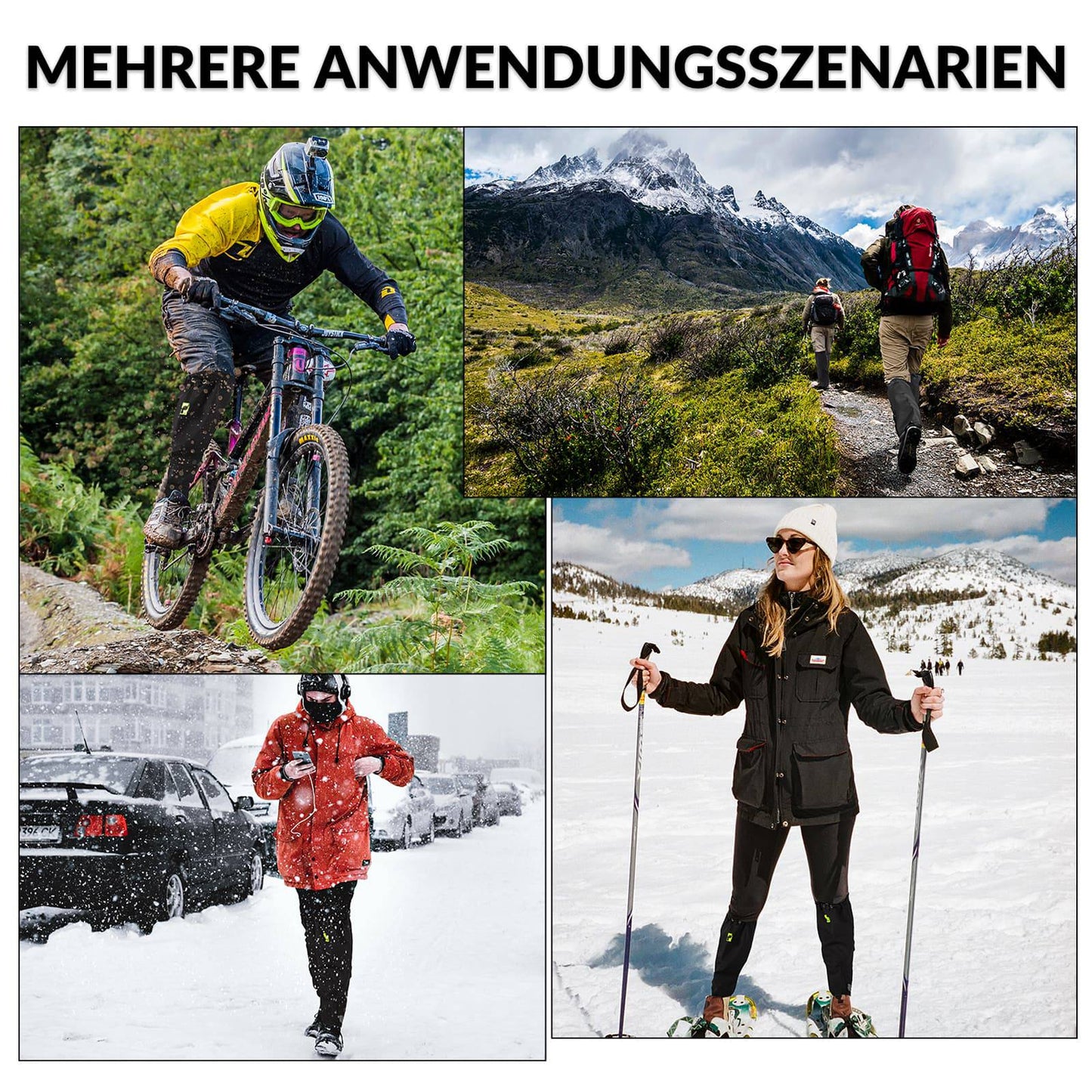 Udendørs gamacher Vandtætte snegamacher Herre Dame ROCKBROS