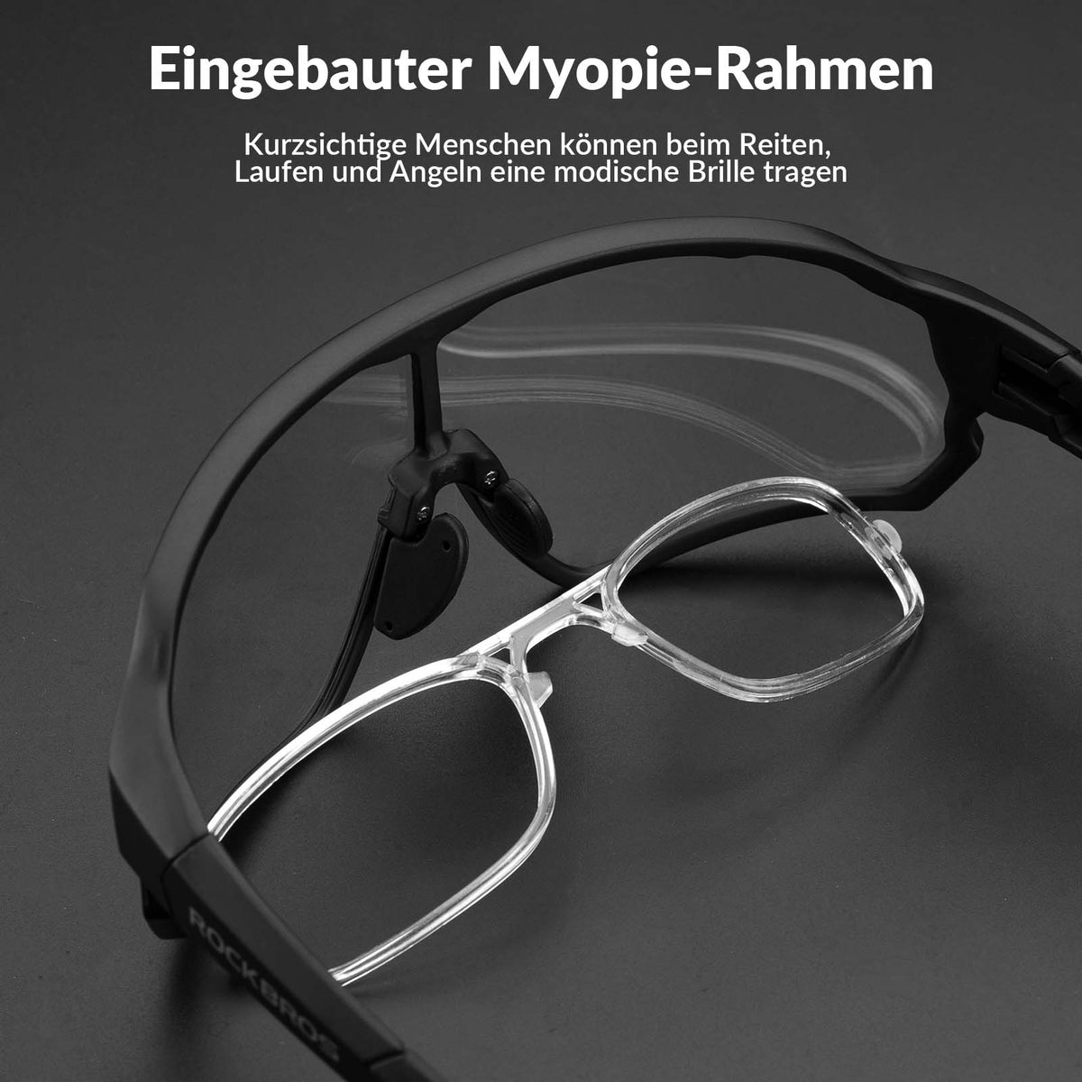 ROCKBROS Dynamisk cykelbrille med UV400-solfilter