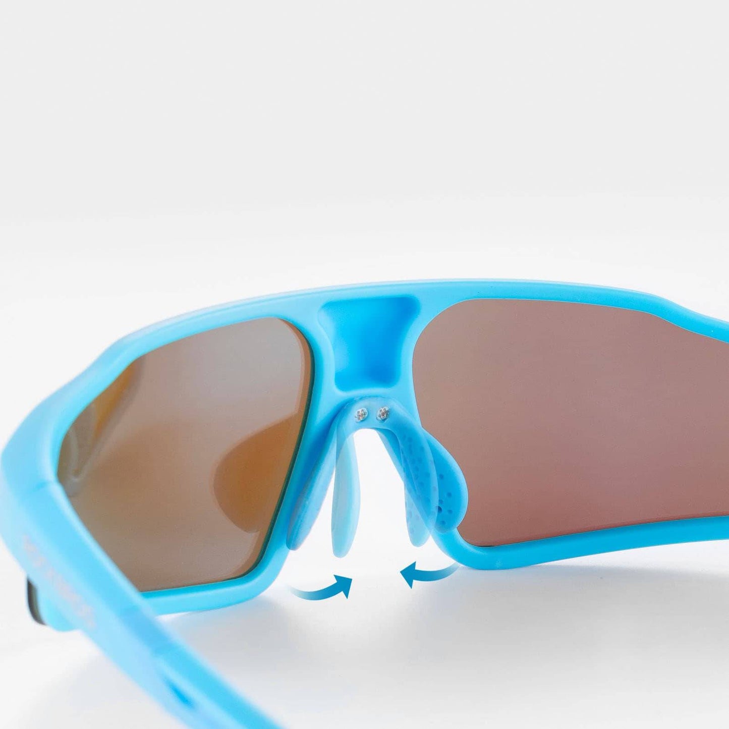 Polariserede solbriller med UV400-beskyttelse, lyseblå, unisex, ROCKBROS