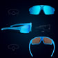 Polariserede solbriller med UV400-beskyttelse, lyseblå, unisex, ROCKBROS