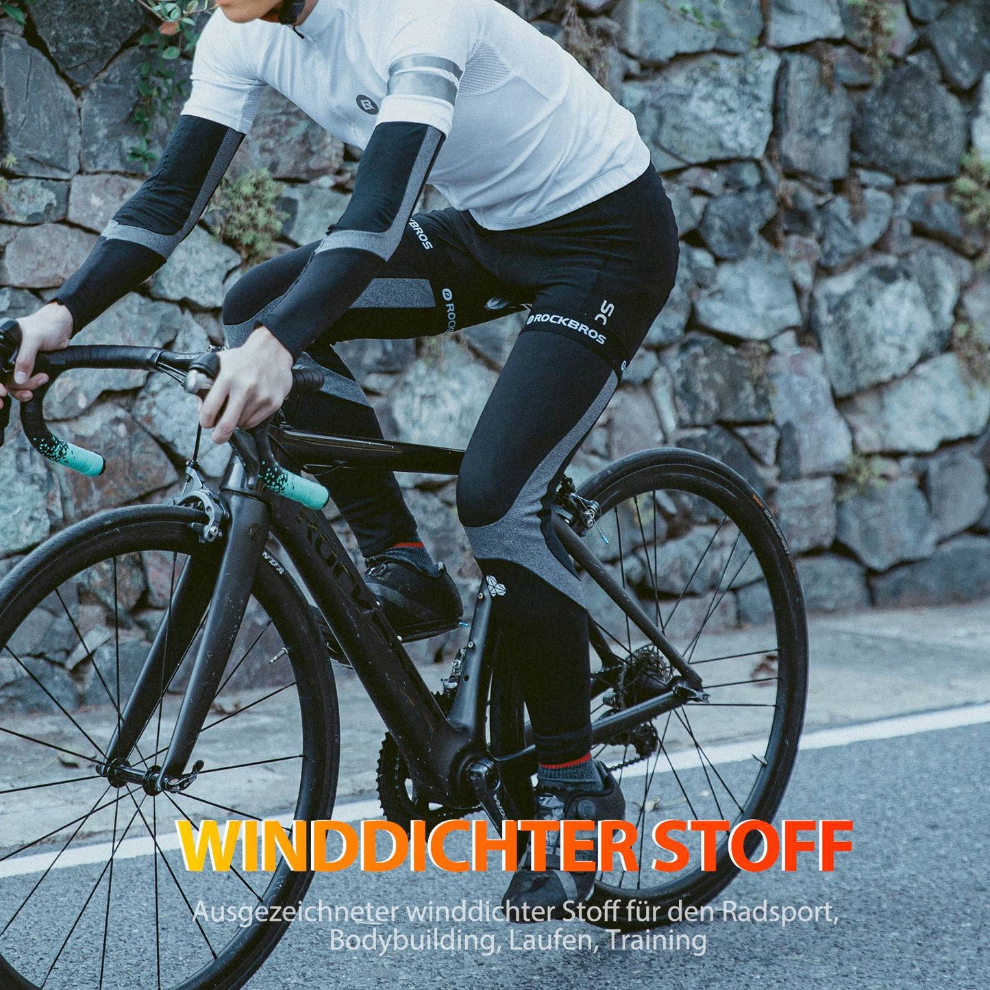 Cykelbenvarmere, vinterbenvarmere til kvinder og mænd, ROCKBROS