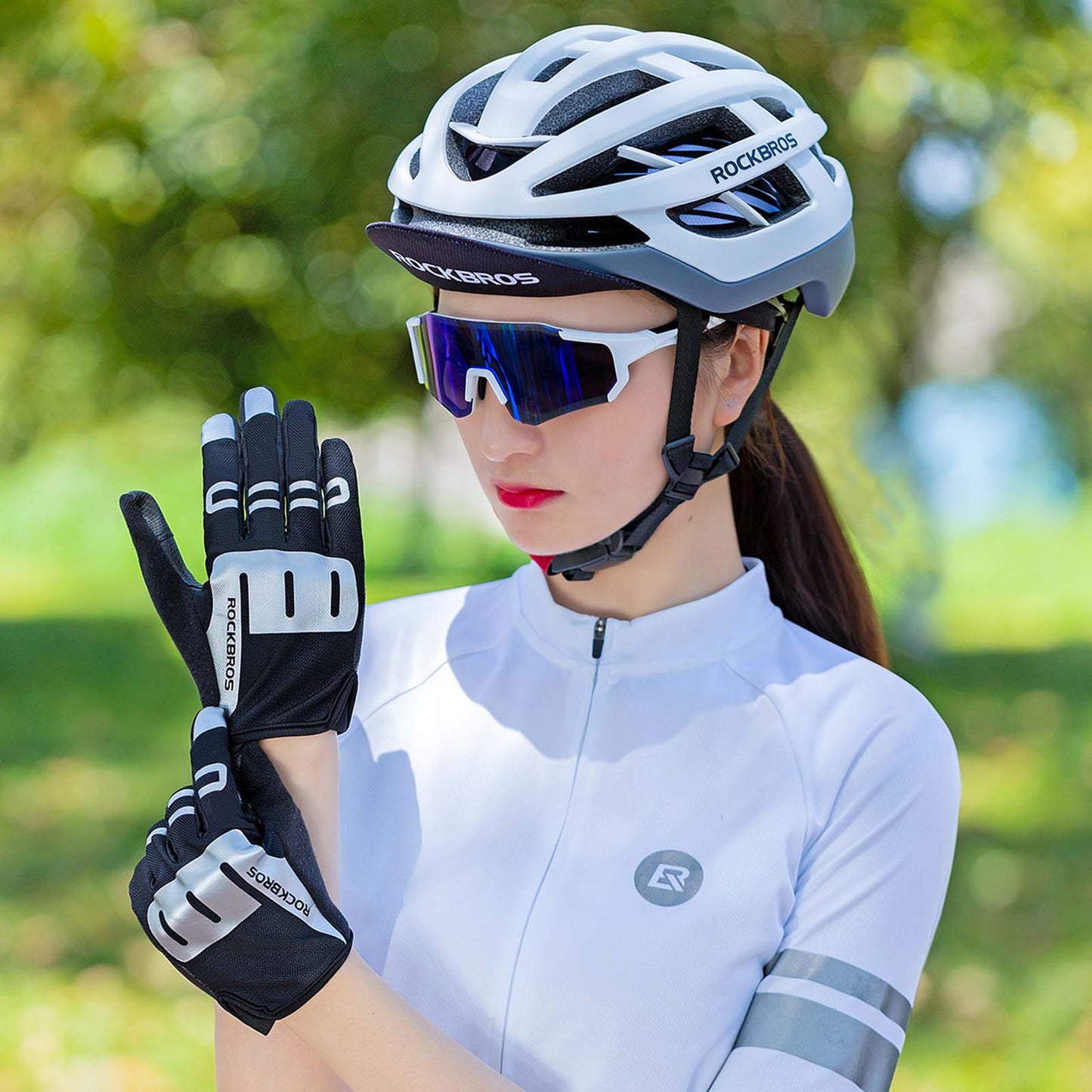 Ridehandsker Full Finger SBR Herre sportshandsker M-XXL ROCKBROS