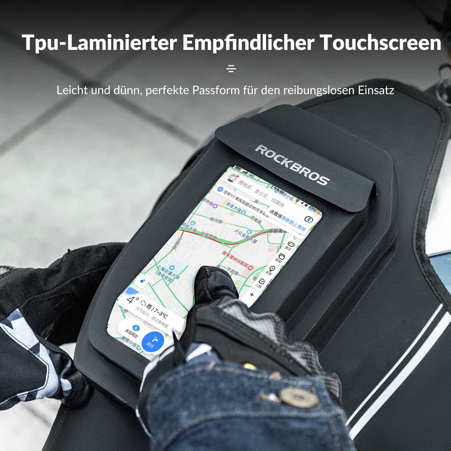 ROCKBROS Motorcykel Tanktaske Bentaske med Magnetisk Sugeevne