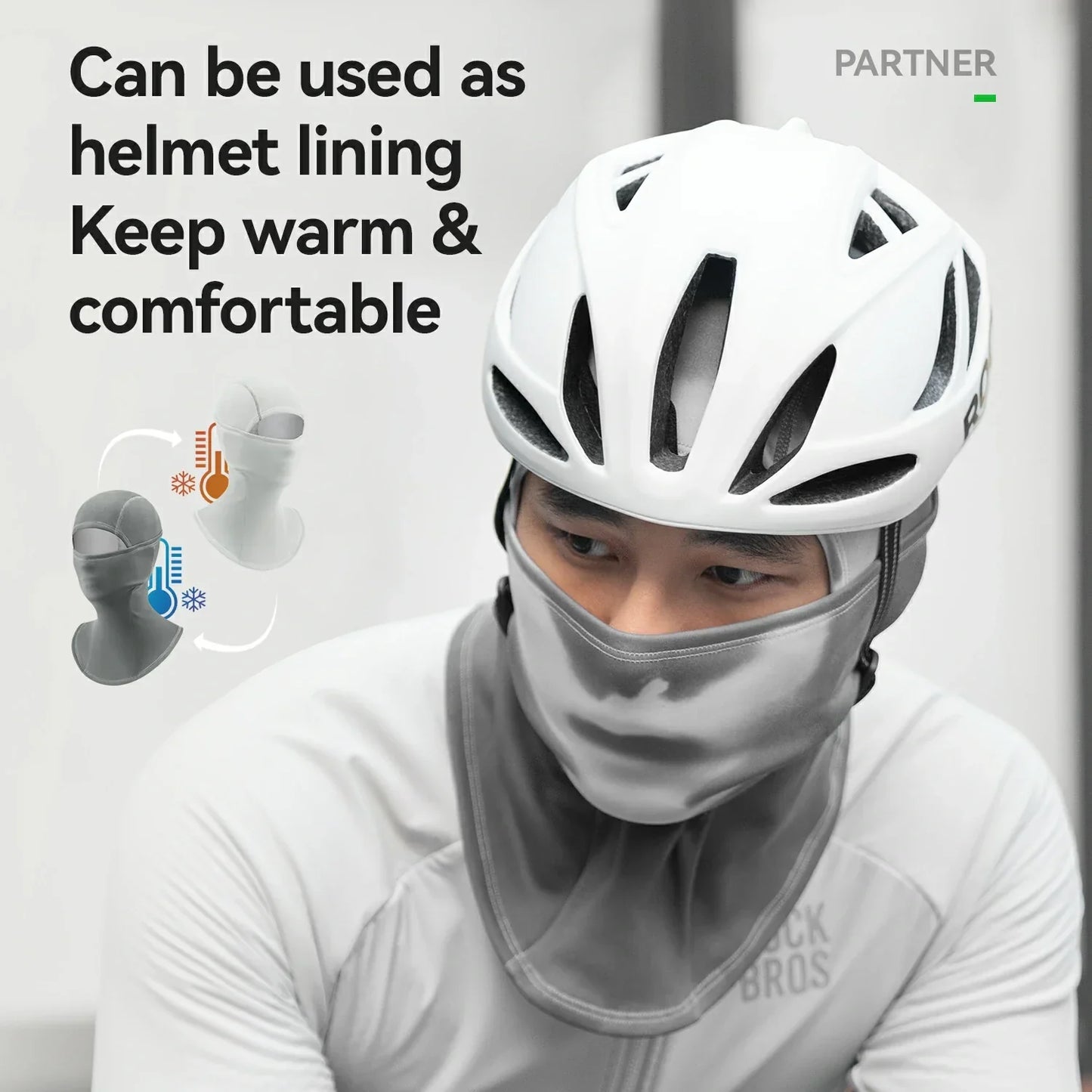 Termofølsom vinterbalaklava fleece balaklava ROCKBROS