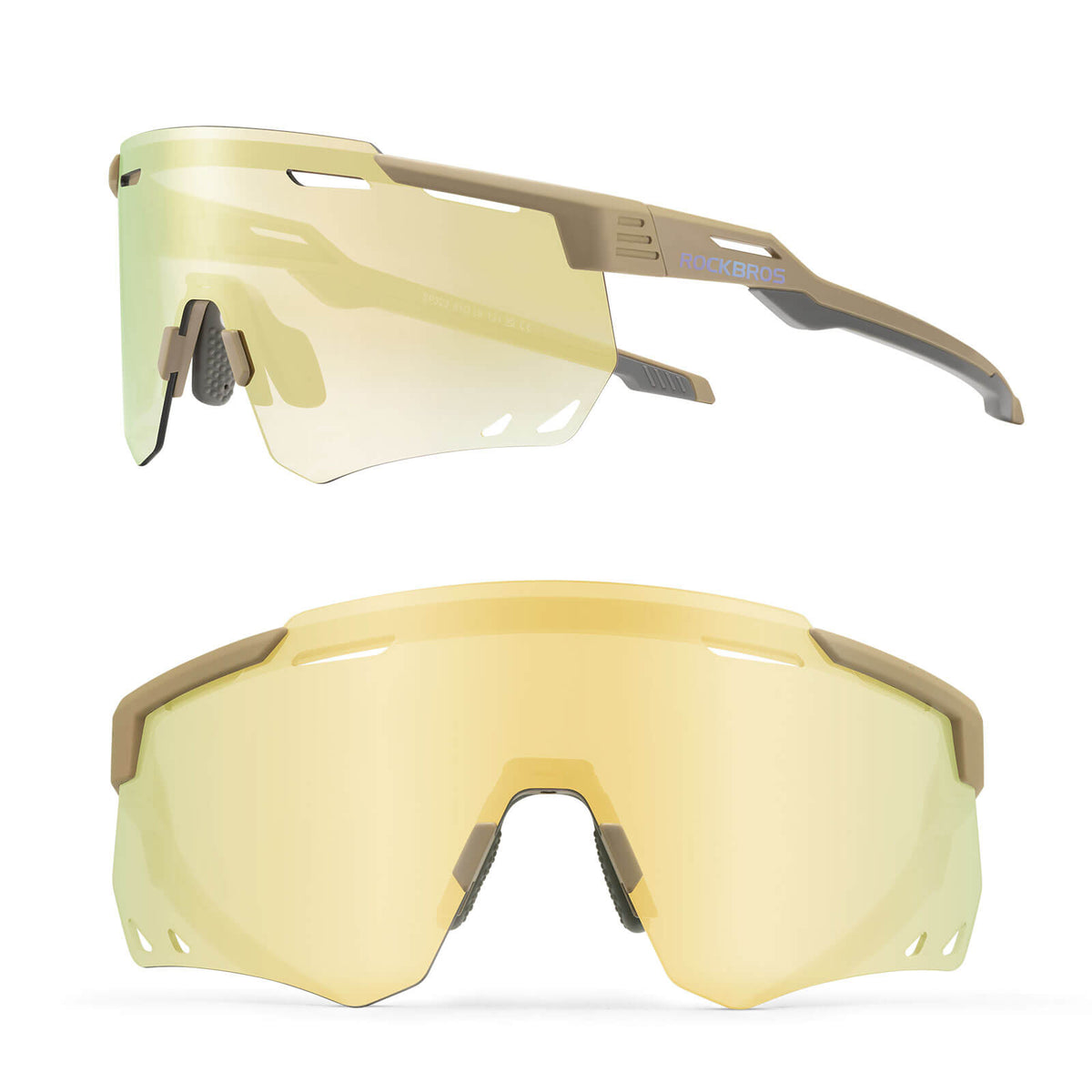 ROCKBROS Ultr let og selvtonende cykelbrille (UV400)