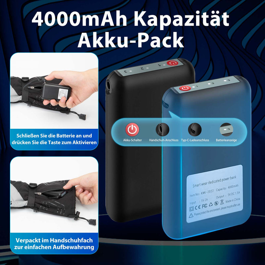 Varmehandske batteri/powerbank ROCKBROS