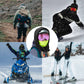 Vinter skimaske fleece balaklava til kvinder og mænd sort grøn ROCKBROS