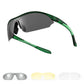 ROCKBROS Sport-cykel-solbriller med 3 udskiftelige UV400-glas