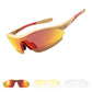 ROCKBROS Sport-cykel-solbriller med 3 udskiftelige UV400-glas