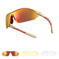 ROCKBROS Sport-cykel-solbriller med 3 udskiftelige UV400-glas