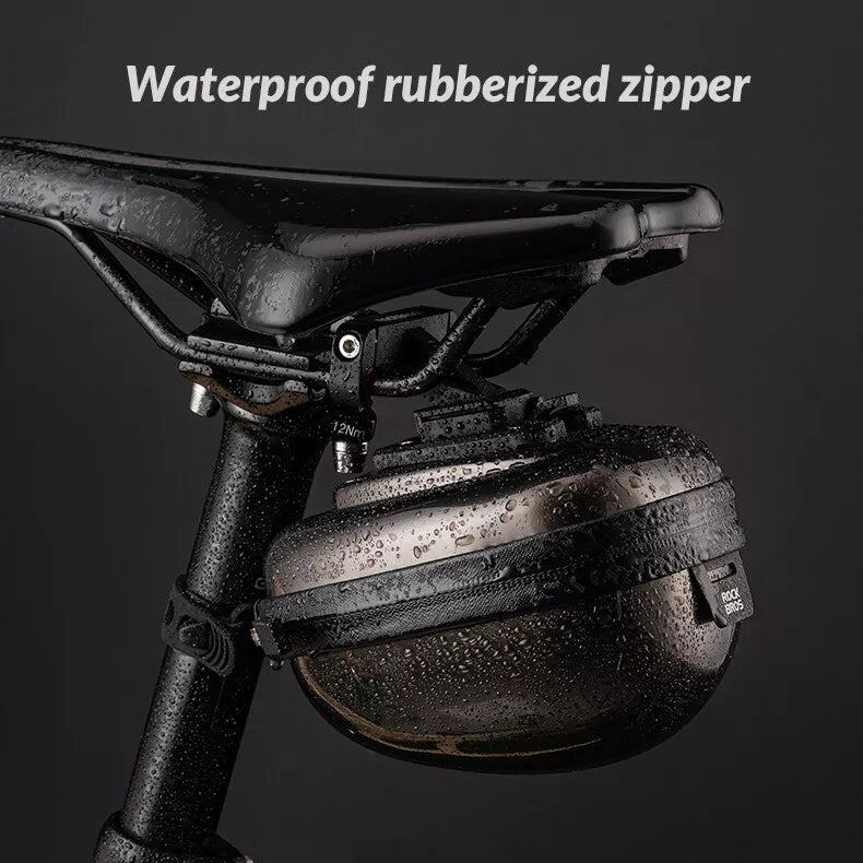 ROCKBROS sadeltaske med hård skal cykeltaske sædetaske med quick release 0,4L
