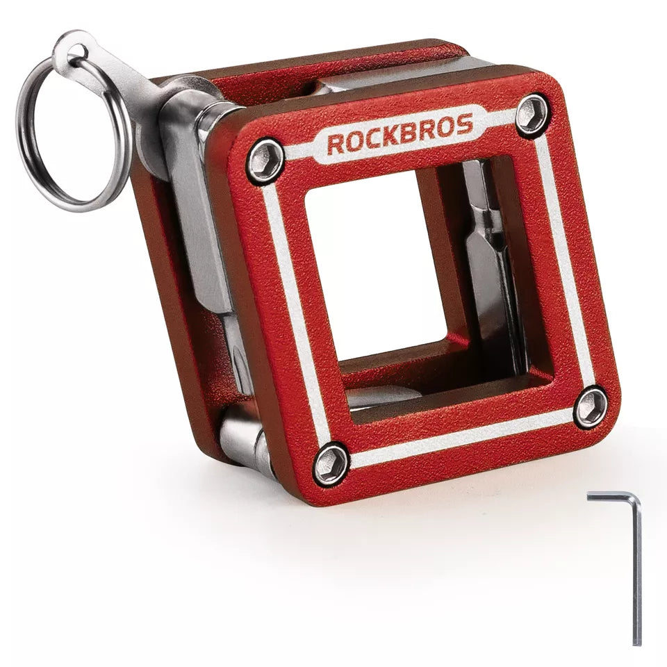 ROCKBROS cykel multifunktionelt værktøj 8 i 1 reparation foldeværktøj reparation