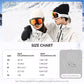 Qunature Warm Ski Handsker Vandtætte Snowboard Handsker XS-XL Dame/Mænd