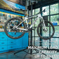 ROCKBROS Cykel Dobbelt monteringsstativ Support Power Repair Stand Justerbar
