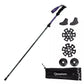 Qunature vandrestave vandrestave 7075 aluminium 130cm