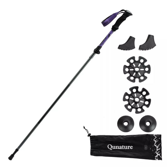 Qunature vandrestave vandrestave 7075 aluminium 130cm