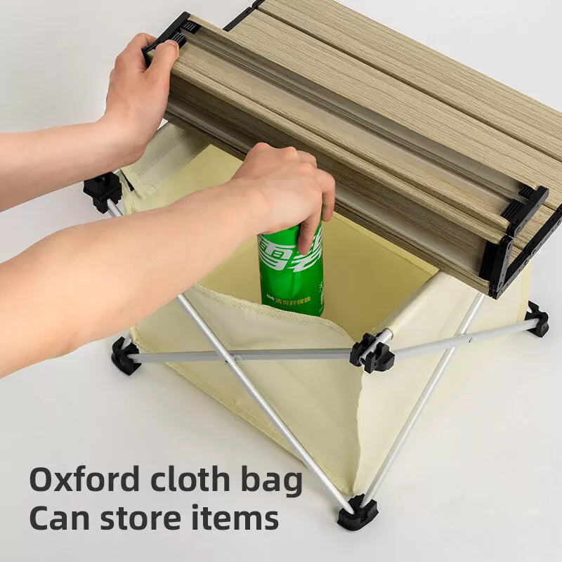 Qunature campingbord folde aluminiumsbord med 600D taske picnic bord op til 15KG