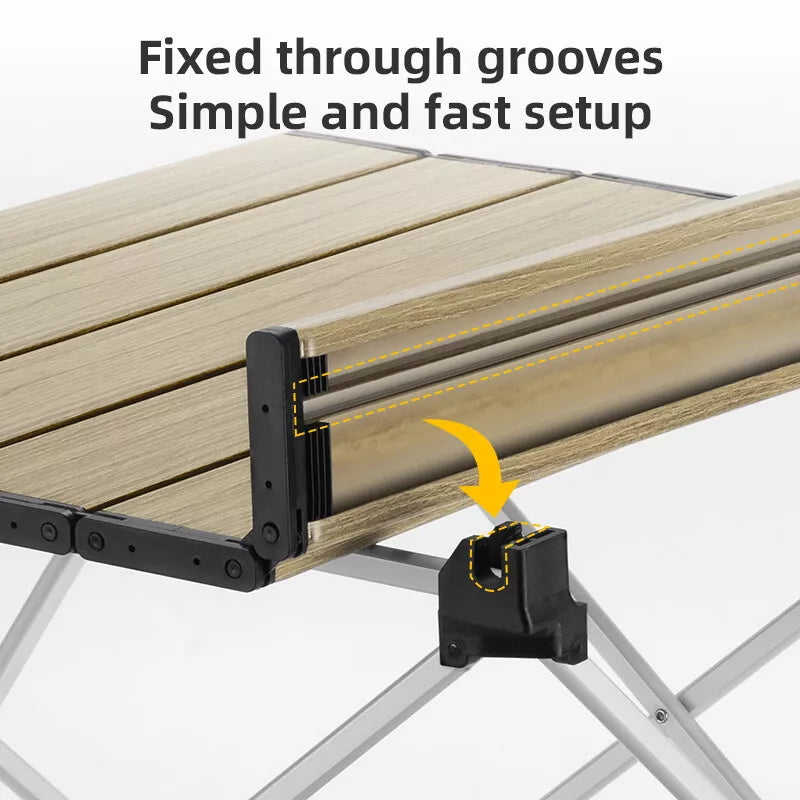 Qunature campingbord folde aluminiumsbord med 600D taske picnic bord op til 15KG