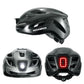 ROCKBROS cykelhjelm cykelhjelm med sikkerhedsadvarselslys beskyttelseshjelm 57-61 cm