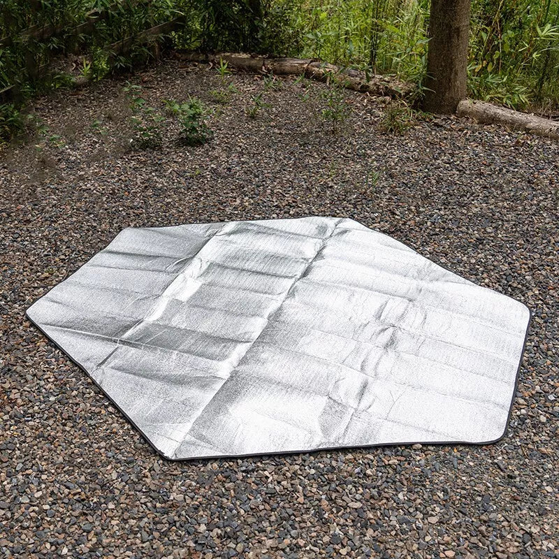 QUANATURE aluminiumsmåtte liggeunderlag picnicmåtte 240*240cm