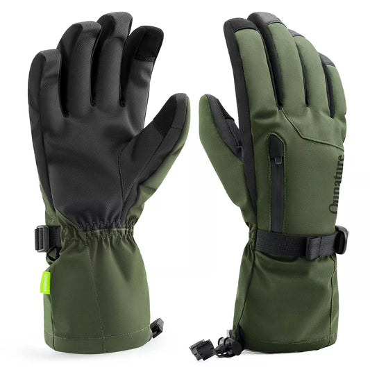 Qunature Handsker Vinter Ski/Sne Handsker Vindtætte til Cykel/Motorcykel XS-XL