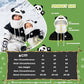Qunature vinter balaclava skimaske til børn og forældre panda design helmasker balaclava til efterår og vinter udendørs aktiviteter såsom skiløb motorcykel cykling