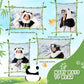 Qunature vinter balaclava skimaske til børn og forældre panda design helmasker balaclava til efterår og vinter udendørs aktiviteter såsom skiløb motorcykel cykling