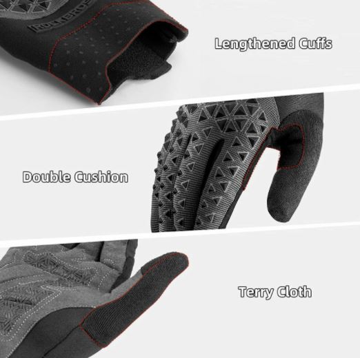 ROCKBROS Mountainbike handsker Cykelhandsker Touchscreen SBR M-XXL Unisex