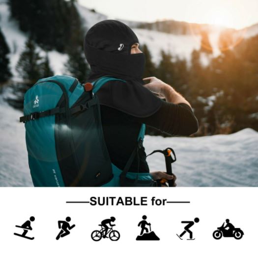 ROCKBROS Storm Hood til motorcykel Cykel Vinter Balaclava til cykling Varm