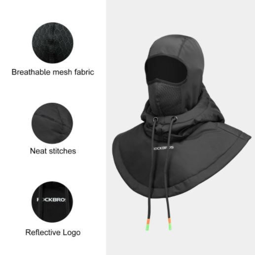 ROCKBROS Balaclava Skimaske Vinter Termisk Fleece Maske Motorcykel