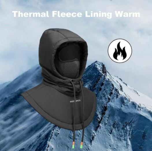 ROCKBROS Balaclava Skimaske Vinter Termisk Fleece Maske Motorcykel