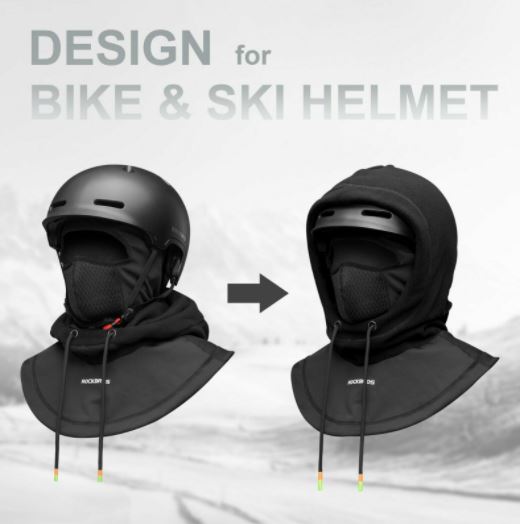 ROCKBROS Skimaske Thermo Fleece Balaclava Vinter under hjelm
