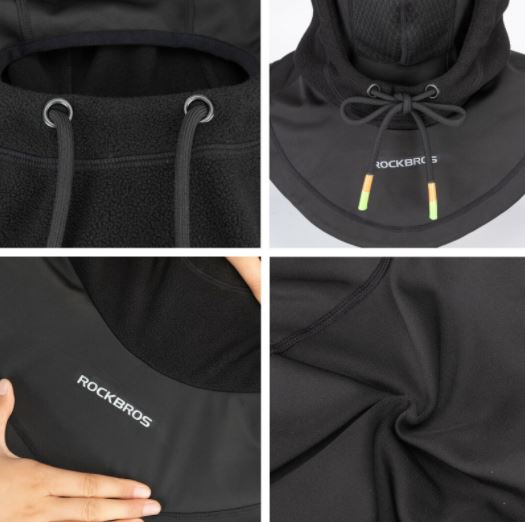 ROCKBROS Skimaske Thermo Fleece Balaclava Vinter under hjelm