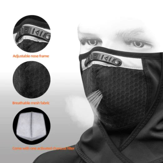 ROCKBROS Balaclava Vintermaske Fleece Skimaske vindtæt Motorcykel Cykling