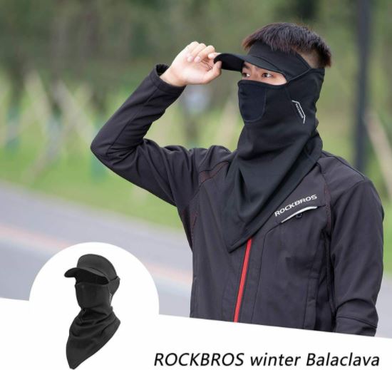ROCKBROS halv balaclava cykelmaske tube tørklæde motorcykel vindtæt