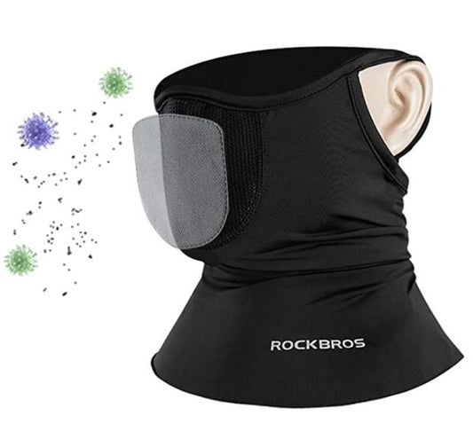 ROCKBROS Tørklæde Balaclava Hood Højelastisk Åndbar Multifunktionelt Tørklæde UPF 50+ Mænd/kvinder